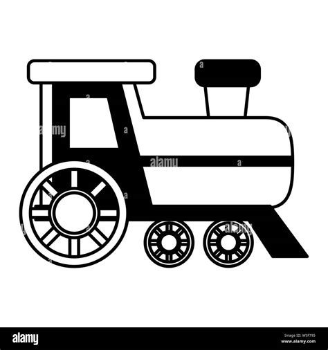 train toy on white background Stock Vector Image & Art - Alamy