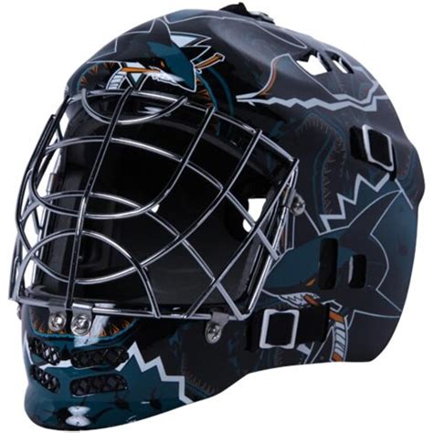 Franklin San Jose Sharks Replica Goalie Mask - Shop.NHL.com