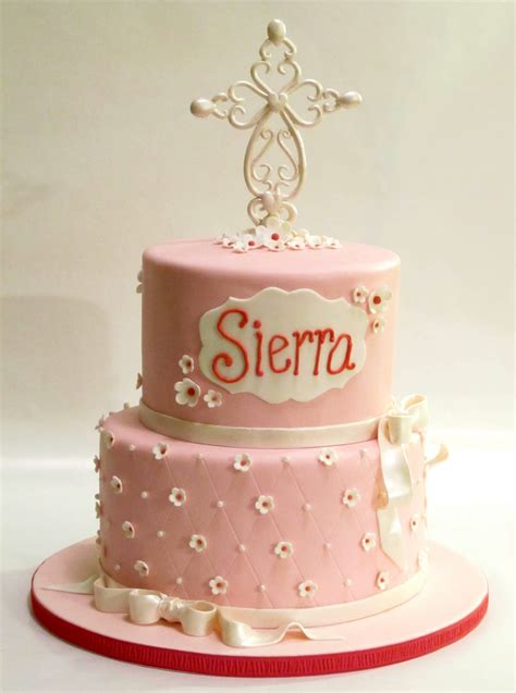 Happy Cakes Bakes: Pretty Pink Christening Cake