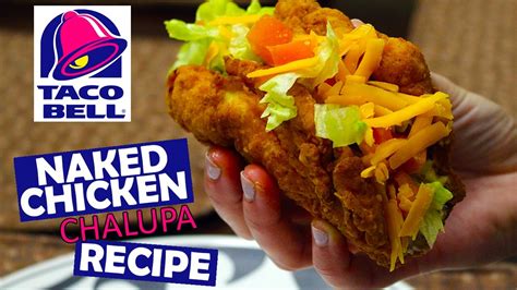 How to Make Taco Bell's NAKED CHICKEN CHALUPA at Home Recipe - YouTube