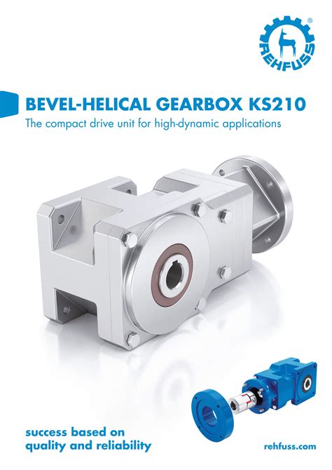 Bevel helical gearbox - Rehfuss Drive Solutions GmbH