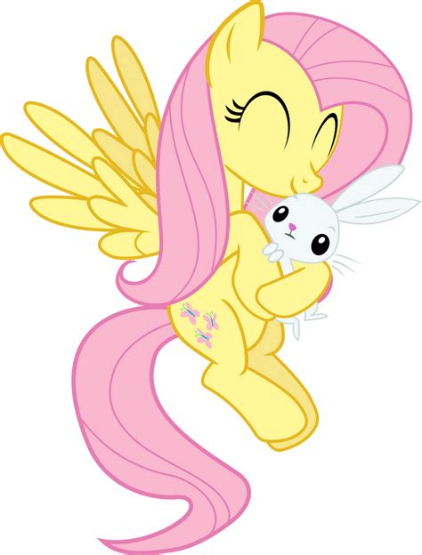 Fluttershy Bunny Hug by uxyd on DeviantArt