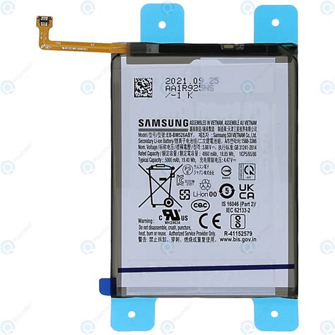 Samsung Galaxy M52 5G (SM-M526B) Battery EB-BM526ABY EB-BM526ABS 5000mAh GH82-28493A GH82-28490A ...