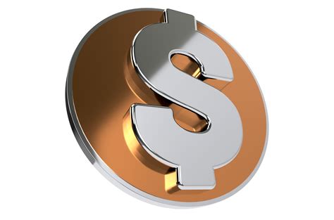 Golden Money Sign Clip Art