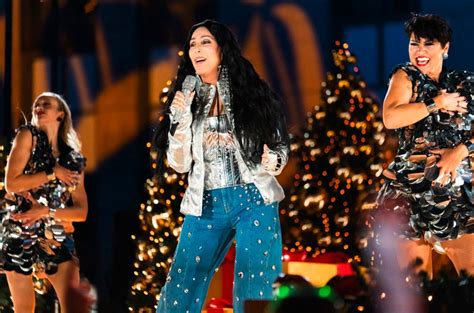 Cher on 'Christmas in Rockefeller Center' Tree Lighting Special