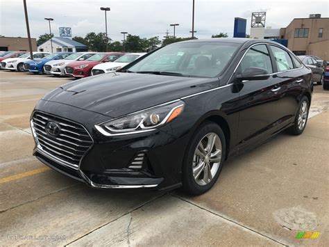 2018 Phantom Black Hyundai Sonata SEL #122266954 Photo #4 | GTCarLot.com - Car Color Galleries