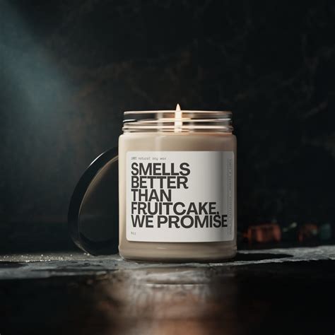 Christmas Fruitcake Gift, Secret Santa Gift Candle Co-worker, Funny ...