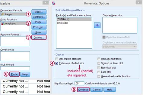 How to Get (Partial) Eta Squared from SPSS?