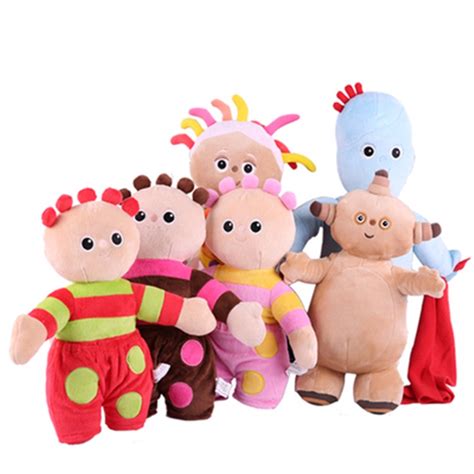 Kwaii In the Night Garden Makka Pakka&Iggle Piggle&Upsy Daisy&Tombliboos Soft Plush Toys ...