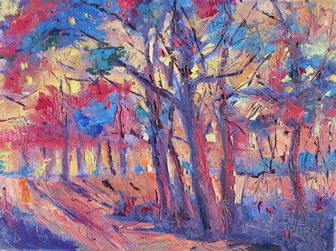 Artists Of Texas Contemporary Paintings and Art: Abstract Color Forest, New Contemporary ...