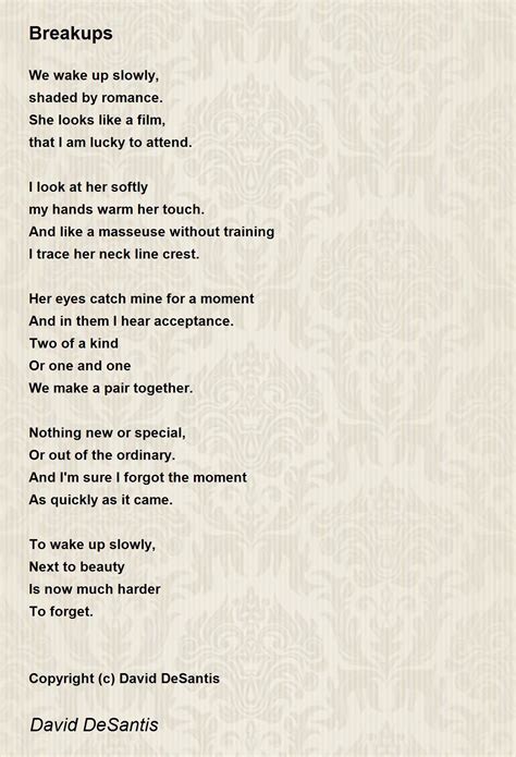 Poems About Breakups And Moving On
