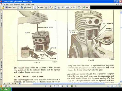 WISCONSIN Adh AE Aeh Aehs 6 Cylinder Engine Manual 95 Pages for Gibson Tractor Service Tuning ...