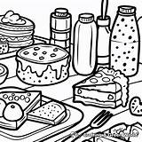 Breakfast Coloring Pages  Free & Printable sketch template