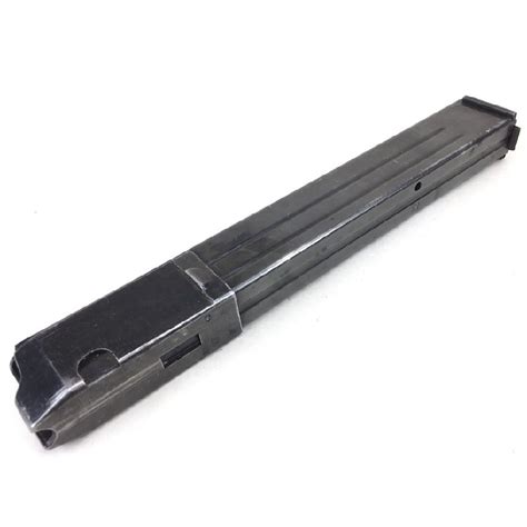 MP-38 / MP-40 Magazine, Ribbed, 32rd, 9mm, Blued – Texas Shooter's Supply