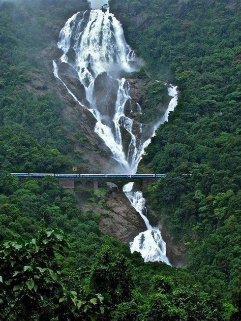 Konkan Railway | Waterfall, Beautiful places in the world, Scenic railroads