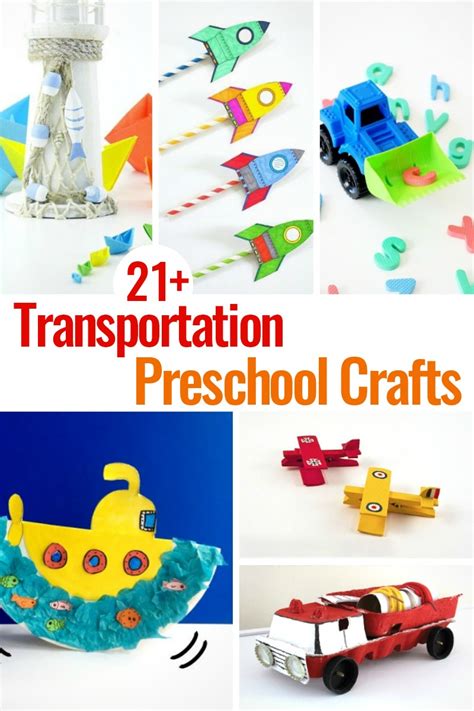 21+ Preschool Transportation Crafts Kids Love to Make - Natural Beach Living