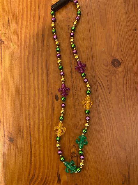 Mardi Gras Bead Light up Lanyard - Etsy