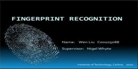 Fingerprint Recognition - Assignment Point