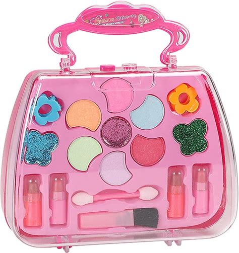 Amazon.com: Juegos de maquillaje para niñas de 5 a 8 años, kit de maquillaje de princesa para ...