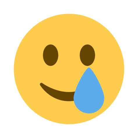 Smiling Face with Tear Emoji - What Emoji 🧐