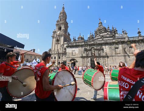 Galician folklore, Feast day of Santiago, July 25, Catedral, Praza da ...