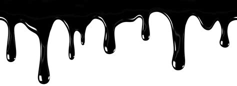 Black Dripping Paint Png - Free Logo Image