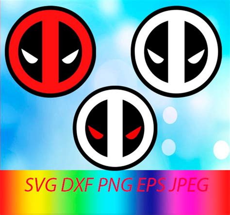 SVG Deadpool Logo Vector Layered Cut File Silhouette Cameo | Etsy