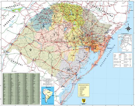 Mapas do Rio Grande do Sul | MapasBlog