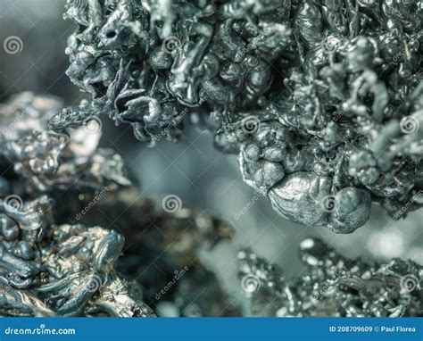 Molten lead detail stock image. Image of fluid, shiny - 208709609