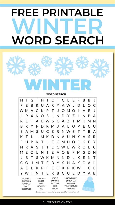 Free printable winter word search puzzle Word Search Games, Word Search ...