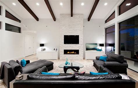 TV Above Fireplace Design Ideas