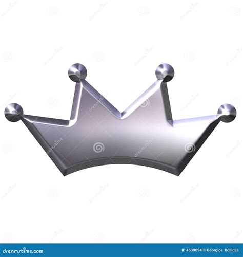 Silver Crown stock illustration. Illustration of majestic - 4539094