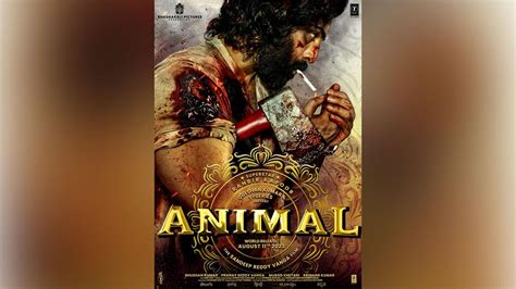 'Animal' first look released: Ranbir Kapoor appears in a bloodied shirt holding an axe ...