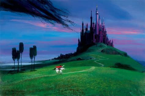 "Aurora's Rescue" by Peter Ellenshaw | Disney fine art, Disney artists ...