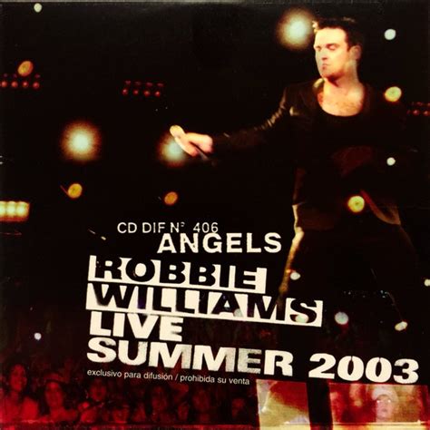 Robbie Williams – Angels (Live) (2003, CD) - Discogs