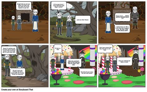 Hansel and Gretel Storyboard by 27992be4