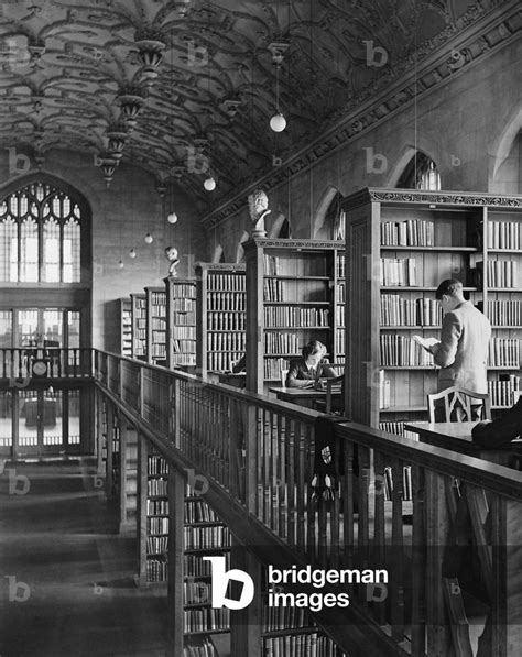 Image of Interior of a university library, Bristol University, Bristol, England