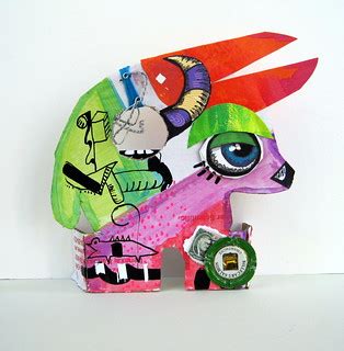 Paper Animal #4 | Made from recycled cardboard and cardstock… | Flickr