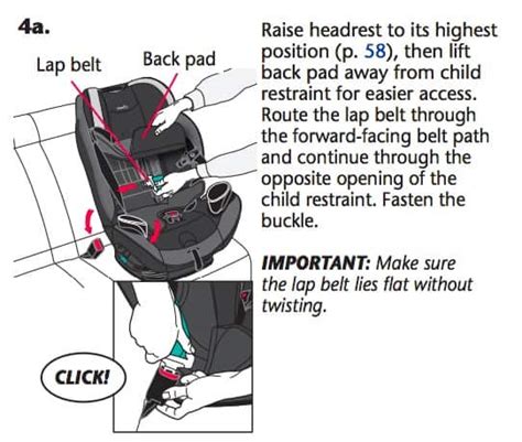 Evenflo Car Seat Installation Instructions - Velcromag