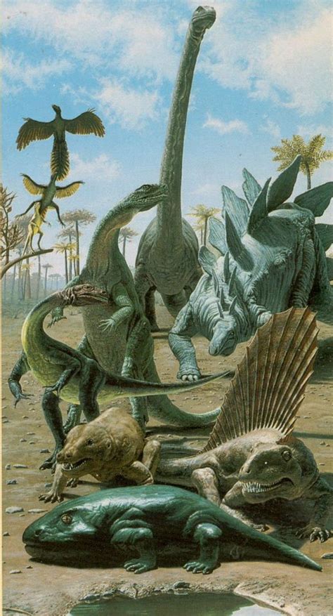 Triassic ∆ Jurassic ∆ Cretaceous | Prehistoric world, Prehistoric ...