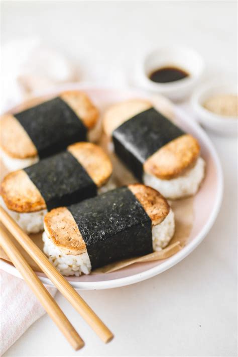 Vegan Tofu "Spam" Musubi (gluten-free, oil free) | Veggiekins Blog ...