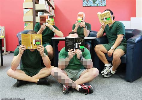 Read between the crimes: Prisoners are photographed enjoying their ...