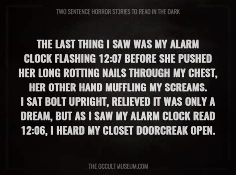 30 scary two sentence horror stories to read in the dark – Artofit