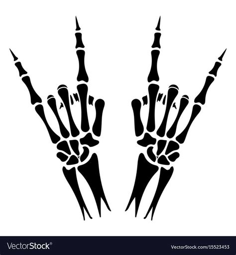 two black and white hand prints with claws on each one, both showing ...