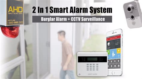 SMART ALARM - 2 in 1 burglar alarm with CCTV System - YouTube