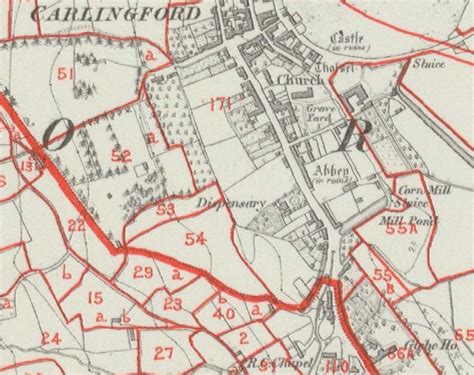 2: On this historical map the glebe house can be seen in the right... | Download Scientific Diagram