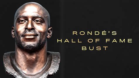 Rondé Barber’s Hall of Fame Bust, Legacy Set in Stone | Prototype