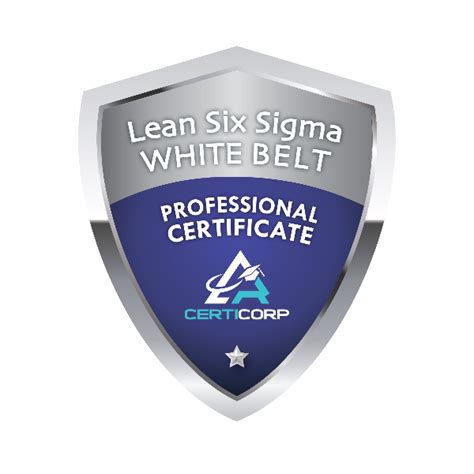 Lean Six Sigma White Belt Professional Certification - Credly