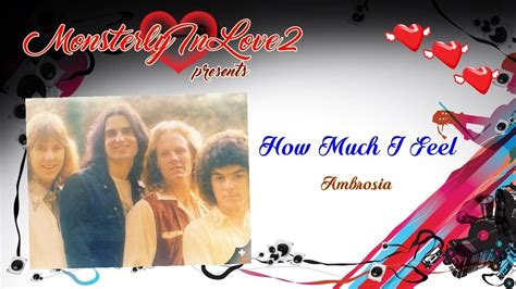 Ambrosia - How Much I Feel (1978) - YouTube