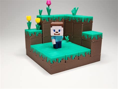 Minecraft-inspired Steve Mini Figure Kit Card/ Keychain by chiz | Download free STL model ...
